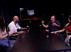 Ted's passenger arranges a foursome in the car with trans and man.