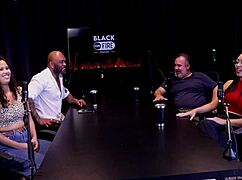 Ted's passenger arranges a foursome in the car with trans and man.