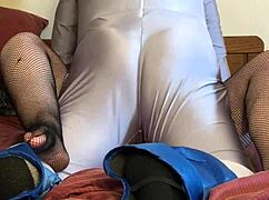 Granny batgirl in costume gets her tight pussy licked and fucked hard in missionary and doggystyle positions