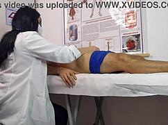 Cock Rises Before Nurse's Eyes