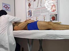 Cock Rises Before Nurse's Eyes