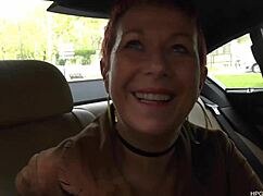 Cougar fucks two guys in wild threesome