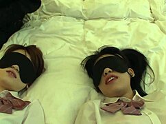 hot threeway with japanese chicks chiharu miyasita and hikari sakamoto