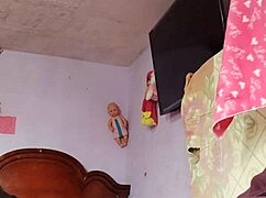 Rich Guy Alone in Step Mother-in-Law's Room for Cumshot