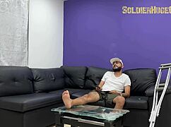 Physiotherapist Melanie Caceres Tries New Treatment Leading To Intense Fucking With Soldierhugecock