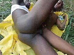 look at this ebony petite ass getting fucked hard by a big black cock, you want that?