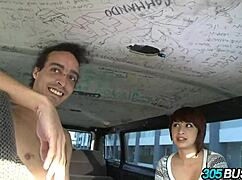 Short redhead teen intensely fucks 21