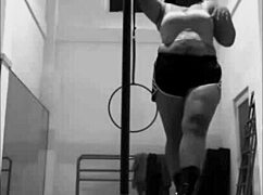 Pinay Pole Dancing With Heels And Aerial Hoops?