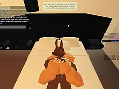 in roblox porn blacked, a threesome with anal and big cocks unfolds