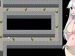 I'm offering my hole to the shrine maiden feeder in this ero-dungeon adventure, part 1 true ending