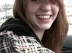 naughty jenny blowjob a dick on public place