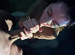 Giving my little 18+ stepsis a double facial, casual story