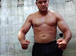 Yuri Gaucho Delivers Brazilian Bear Handjob Cumload