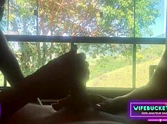 my wife rented a cabin and invited her best friend to surprise me