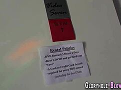 Teen Smashes Gloryhole Sucking Massive Black Cock Hard