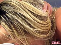 everyone cums hard in hot 3way with tgirl amanda fialho