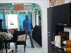 i have a fetish for flashing my pussy on the car gear, alex lima caught me and shoved his big cock in my ass