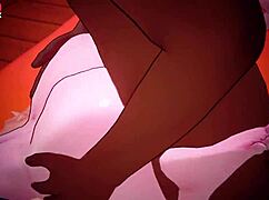 the girl feels hot in this personal moment