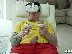 this night busty blonde does everything for a blanket