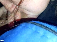 my friend giving blowjob in car she loves sucking