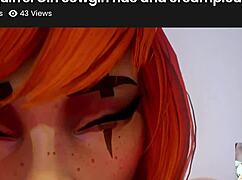 Mr Fantastic shares POV with big breast squirrel girl in cartoon