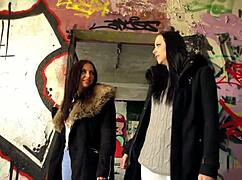 Two German Best Friends Julia Parker And Maria Gail Engage In Risky No-Condom FFM Threesome Sex At A Lost Place