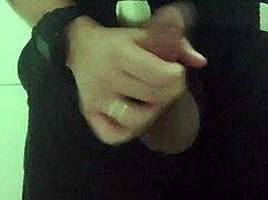 Security guard says, I'm masturbating in the mall bathroom.