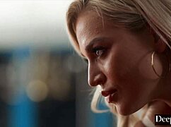 DEEPER gorgeous curvy blonde BLAKE BLOSSOM takes a HUGE BBC