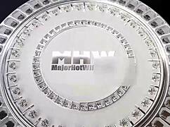 Hot brunette krystal davies sucks rome majors cock for a facial?