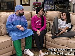 Pothead Alix Avery got second round of mandatory hitachi orgasms pov