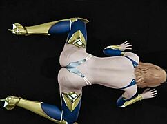 Sex With Batgirl - 3d Porn, why is she moaning and squirting in hardcore fucking?