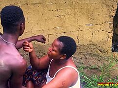 I fucked my BBW step sister Patricia in a local hut and they caught us! 😏