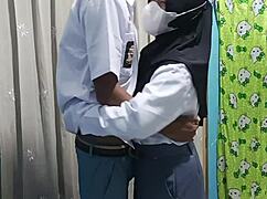 High school girl celebrates graduation with boyfriend in bent over doggystyle fucking, licking pussy, muff diving, and more intense actions!