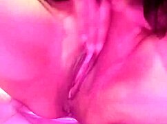 Watch this Latina milf masturbating in her panties, part two.