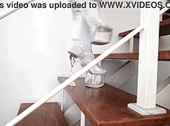 Beautiful 19-Year-Old Ebony Jenny Takes Four Massive Cocks.