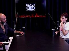 Annie Clementine explores vampire fantasies with couples and followers in sheer red