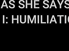 she humiliates him with anal toys and femdom domination