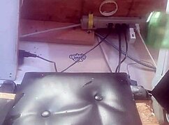 Watch this huge bottle slide deep into my tight ass!