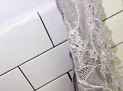 roommate left thongs? i jerked off then fucked her crazy