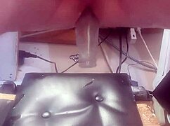 Watch this huge bottle slide deep into my tight ass!