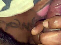 MILF Fills Her Mouth With Big Black Cock