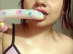 Beautiful Young Girl Teaches How To Suck Cock.