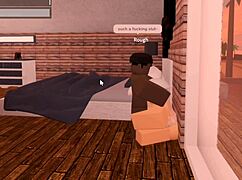 Roblox whore gets throat fucked by bbc