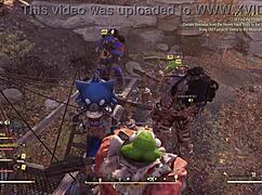 看Crazycat在Fallout 76操8个处女！