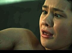 Girls have fun with voodoo doll one slides toy up pussy trailer