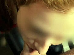 i feel controlled and leashed in leggings during mobile garage sex, moaning in pleasure