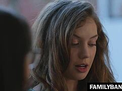 School step sisters develop a crush on each other