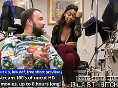 minnie rose takes cum blast after blowjob