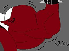 hey, check out wendy building those muscles in this growth video 💪🏋️‍♀️