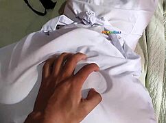 An innocent college girl experiences her first time getting fucked in school uniform in La Paz, Bolivia.